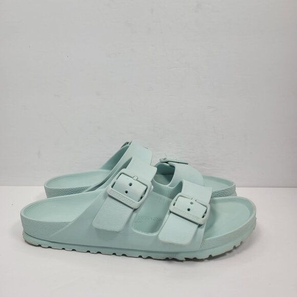 Birkenstock Shoes - Birkenstock Women's Arizona Essentials EVA Light Blue Sandals US Size 6 EU 37
